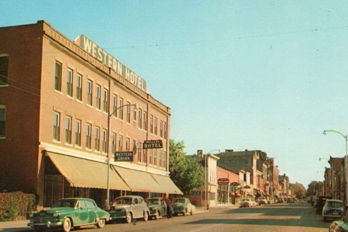 Western Hotel At Big Rapids Mi (newer photo)